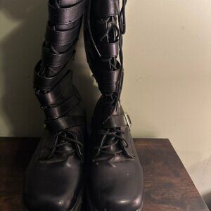 Platform goth/emo boots